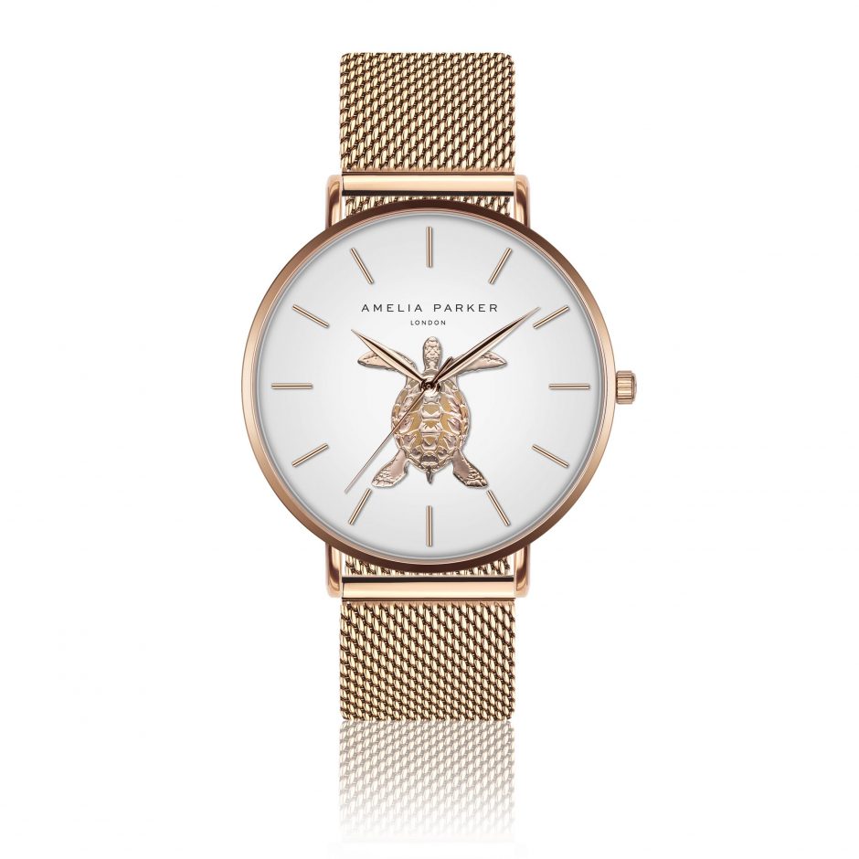 Rose Turtle Rose gold Mesh