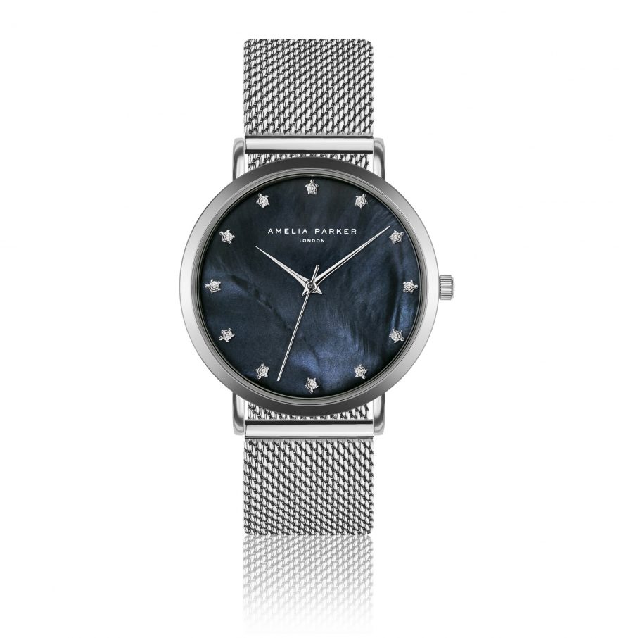 Eternity Blue Silver Mesh