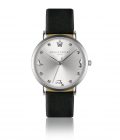 Charm Black Leather