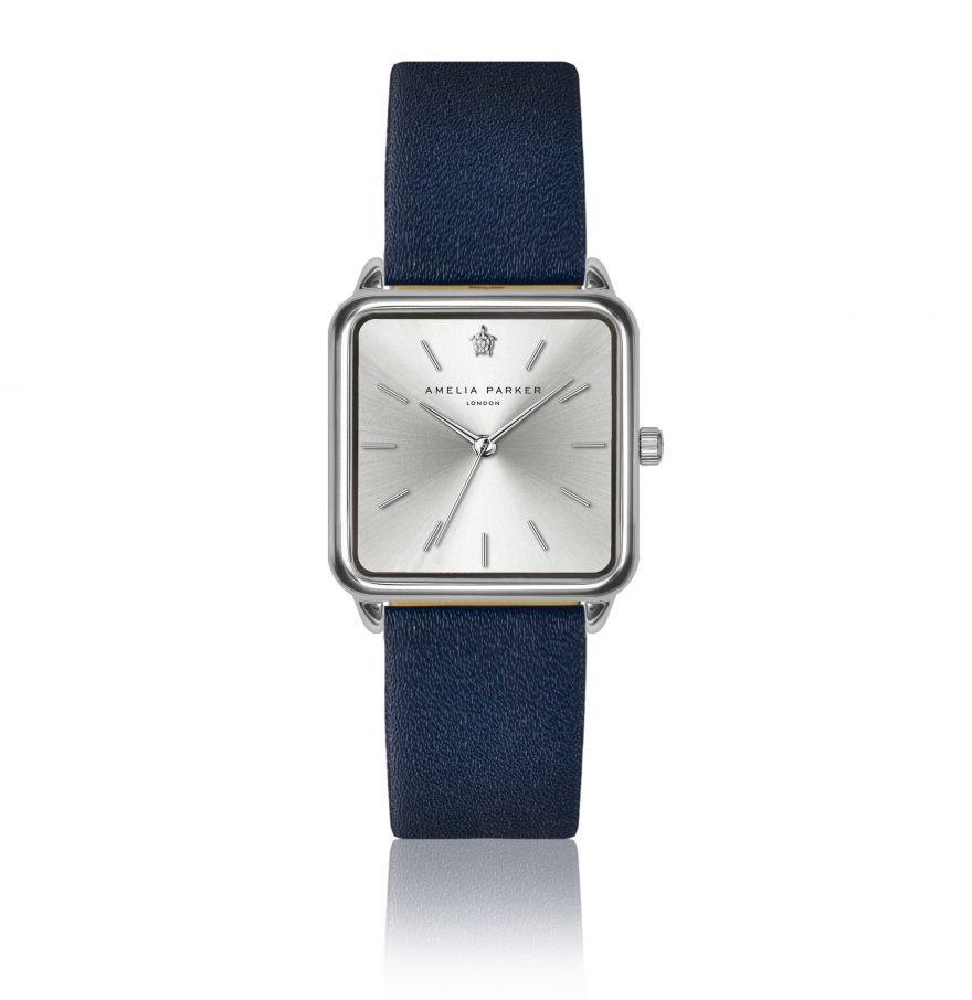 Plaza Dark blue Leather