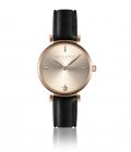 Gold Shore Black Leather