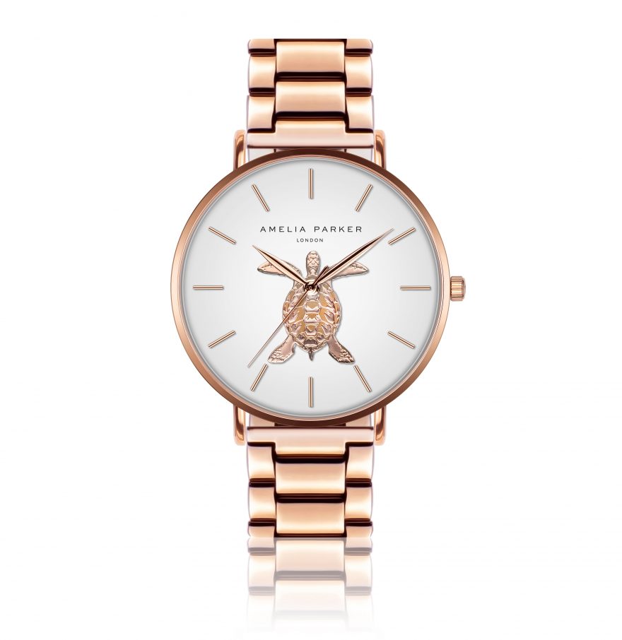 Rose Turtle Rose gold Link
