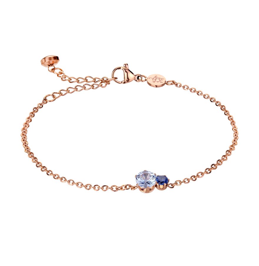 Blue Lagoon in Rose gold