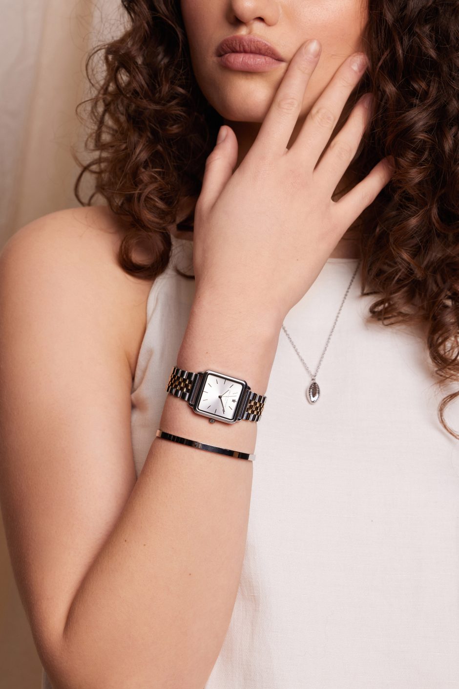 Plaza Rose Gold & Silver Link - Image 2