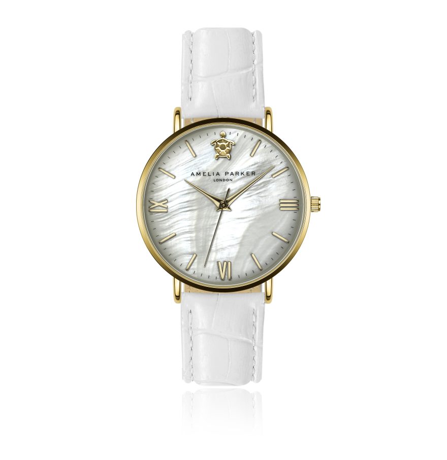 Pearl of the Sea  White Padded and stitched smooth
