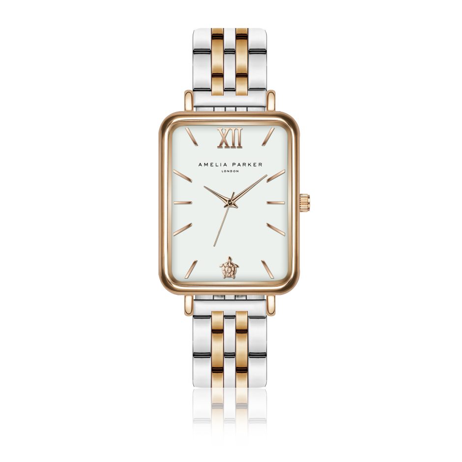 Blissful Beach  Rose Gold & Silver Link