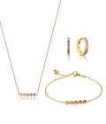 Butterfly Garden Set in Gold